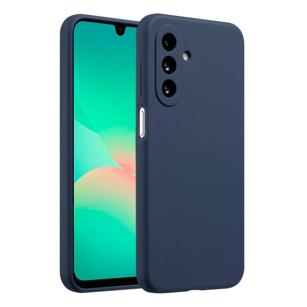Accezz Coque Liquid Silicone Samsung Galaxy A26 - Bleu foncé