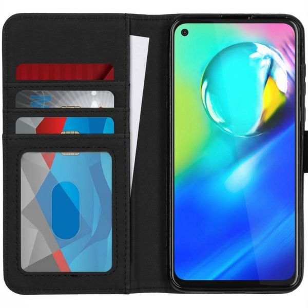 imoshion Étui de télephone portefeuille de luxe Motorola Moto G8 Power - Bleu foncé