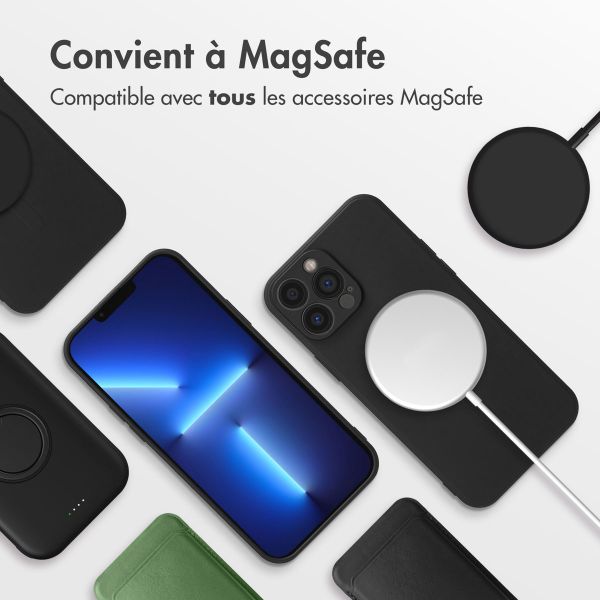 imoshion Coque Couleur avec MagSafe iPhone 13 Pro Max - Noir