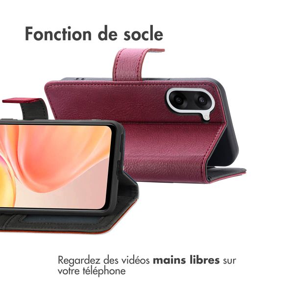 imoshion Étui de télephone portefeuille OnePlus Nord CE5 - Bordeaux