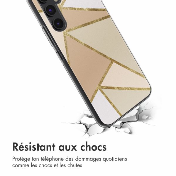 imoshion Coque design pour Samsung Galaxy A54 - Graphic Beige