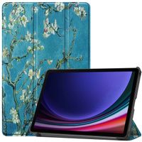 imoshion Coque tablette Design Trifold Samsung Galaxy Tab S9 11.0 pouces - Green Plant