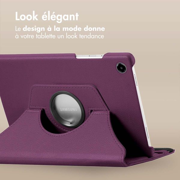 imoshion Coque tablette rotatif à 360° Galaxy Tab A8 - Violet