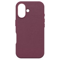 OtterBox Coque en cuir de cactus Symmetry MagSafe iPhone 16 - Maroon Bells