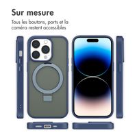 Accezz Coque Ring Stand avec MagSafe iPhone 14 Pro - Blue