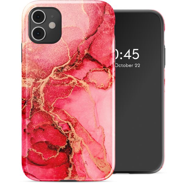 Selencia Coque arrière Vivid Tough iPhone 11 - Rosy Marble