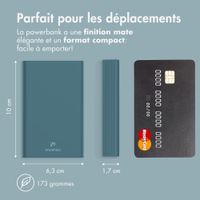 imoshion Ultra Series Batterie externe 10.000 mAh - Vert Pétrole