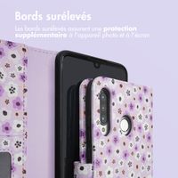 imoshion ﻿Étui de téléphone portefeuille Design Huawei P30 Lite - Purple Flowers