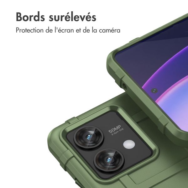 imoshion Coque Rugged Shield Motorola Edge 40 Neo - Vert foncé