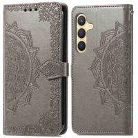 imoshion Etui de téléphone portefeuille Mandala Samsung Galaxy S24 Plus - Gris