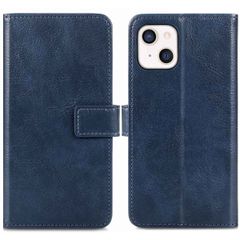 imoshion Étui de téléphone portefeuille Luxe Apple iPhone 13 Mini - bleu foncé