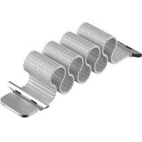 WiWu Bracelet milanais Apple Watch Series 1 t/m 9 / SE (38/40/41 mm) | Series 10 / 11 (42 mm) - Argent