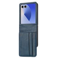imoshion Étui de télephone portefeuille Luxe Samsung Galaxy Z Flip 7 - Bleu foncé