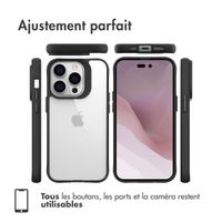 imoshion Coque Rugged Hybrid iPhone 14 Pro - Noir / Transparent