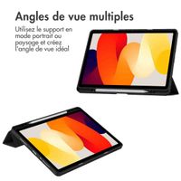 imoshion Coque tablette rigide Trifold Xiaomi Redmi Pad SE - Noir