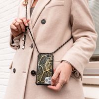 imoshion Coque Design avec cordon Samsung Galaxy A72 - Golden Leaves