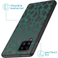 imoshion Coque Design Samsung Galaxy A42 - Léopard - Vert / Noir