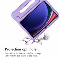 imoshion Coque kidsproof avec poignée Samsung Galaxy Tab S11 / S9 11.0 pouces / S10 Lite / S10 FE / S9 FE 10.9 pouces - Lila