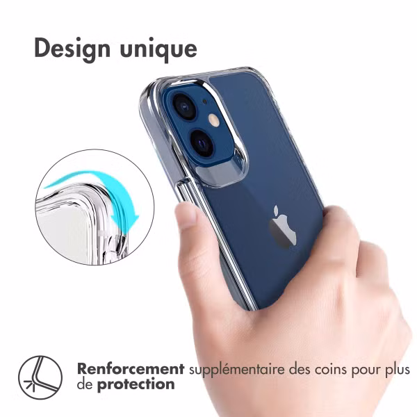 imoshion Coque Rugged Air Apple iPhone 12 Mini - Transparent