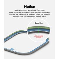 Ringke Bezel Styling + Protection d'écran Apple Watch Ultra - 49 mm - Knurling Titanium