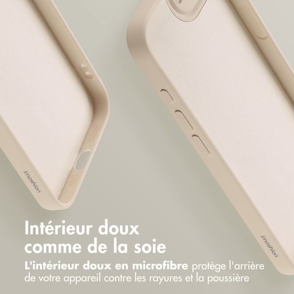 imoshion Coque Couleur avec MagSafe iPhone 16e - Beige