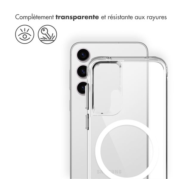 imoshion Coque Rugged Air MagSafe Samsung Galaxy S24 FE - Transparent