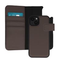 imoshion Étui portefeuille luxe 2-en-1 amovible Apple iPhone 13 - Marron