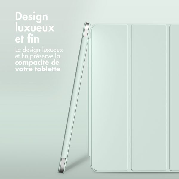 imoshion Magnetic etui de téléphone portefeuille Apple iPad Air 11 pouces (2025) M3 / (2024) M2 / Air 5 (2022) / Air 4 (2020) - Vert clair