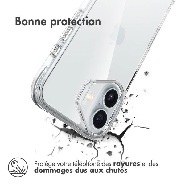 imoshion Coque Rugged Air Apple iPhone 16 - Transparent