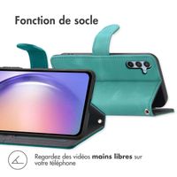 imoshion Etui de télephone portefeuille avec cordon Samsung Galaxy A54 (5G) - Turquoise