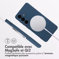 imoshion Coque Couleur avec MagSafe Samsung Galaxy S26 Plus - Bleu foncé