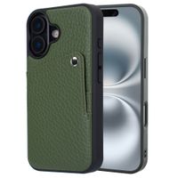 Selencia Coque Riva avec porte-cartes Apple iPhone 16 - Sage Green