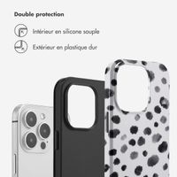 Selencia Coque arrière Vivid Tough iPhone 14 Pro  - Trendy Leopard