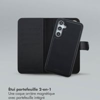 Selencia Étui portefeuille amovible Olyn avec MagSafe Samsung Galaxy A35 / A55 - Noir
