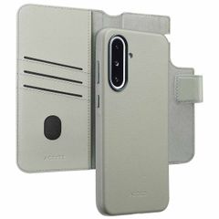 Accezz Étui de télephone portefeuille en cuir 2-en-1 avec MagSafe Samsung Galaxy A36 / A56 - Light Grey