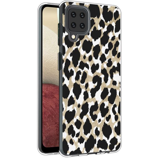 imoshion Coque Design Samsung Galaxy A12 - Golden Leopard
