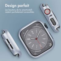 imoshion Coque rigide à couverture complète Apple Watch Series 4 / 5 / 6 / SE - 44 mm - Argent