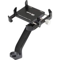 GUB Support de téléphone pour moto et scooter Pro 5 - Réglable - Universel - Aluminium - Noir