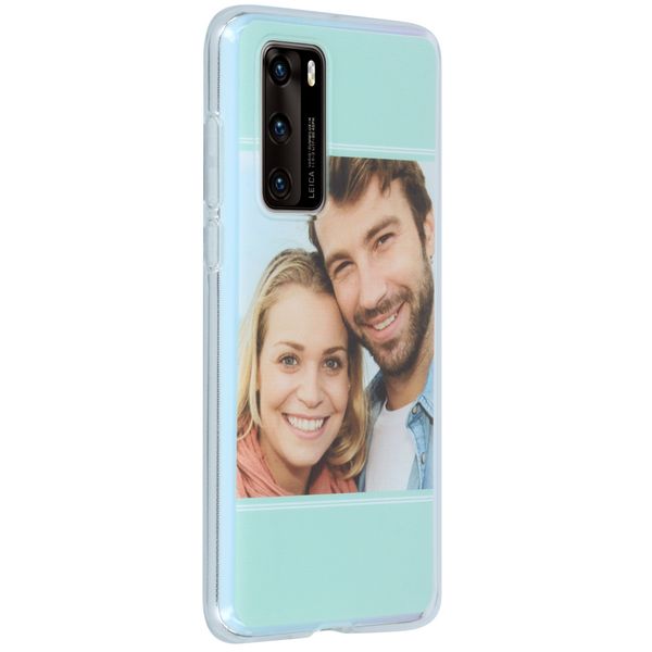 Concevez votre propre coque en gel Huawei P40 - Transparent