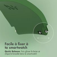 imoshion Bracelet en silicone souple - Connexion universelle 20 mm - Vert foncé