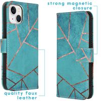 imoshion Coque silicone design iPhone 14 - Blue Graphic