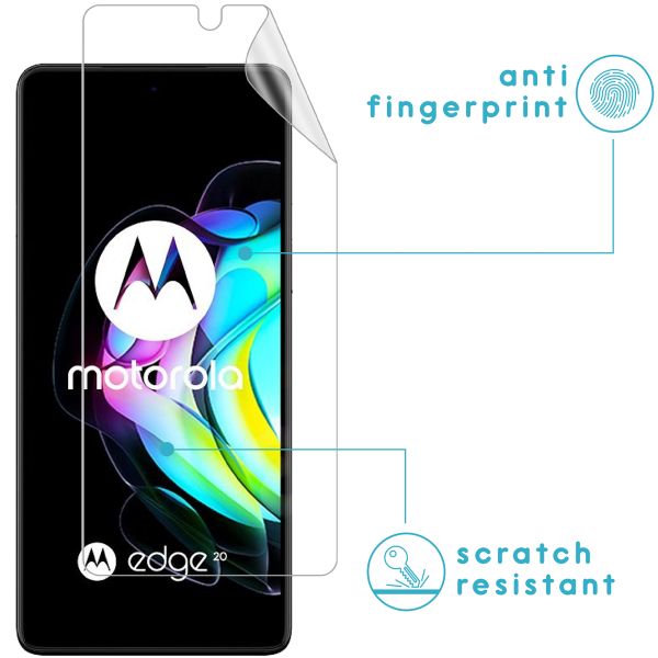 imoshion Protection d'écran Film 3 pack Motorola Edge 20