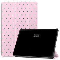 imoshion Coque tablette Design Trifold Samsung Galaxy Tab S9 11.0 pouces / S10 Lite / S10 FE / S9 FE 10.9 pouces - Happy Dots