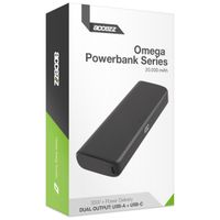 Accezz  Omega Series - Powerbank - 20.000 mAh - USB-A & USB-C - Power Delivery - 35 Watt - Noir