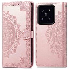 imoshion Etui de télephone Mandala Xiaomi 14 - Rose Doré