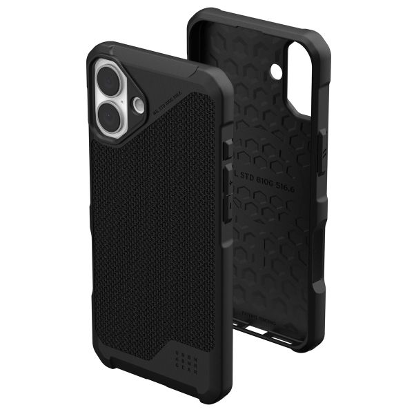 UAG Coque Metropolis LT MagSafe iPhone 16 Plus - Kevlar Black