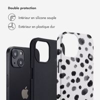 Selencia Coque arrière Vivid Apple iPhone 13 - Trendy Leopard
