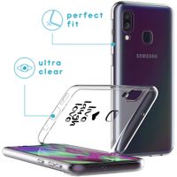 imoshion Coque Design Samsung Galaxy A40 - Live Laugh Love - Noir