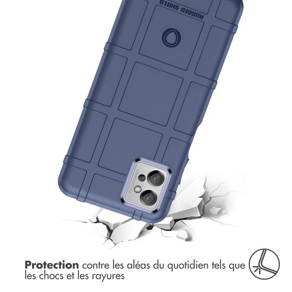 imoshion Coque Arrière Rugged Shield Motorola Moto G32 - Bleu foncé