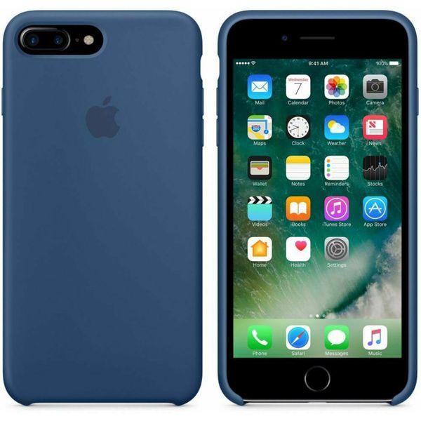 Apple Coque en silicone Apple iPhone 8 Plus / 7 Plus - Ocean Blue